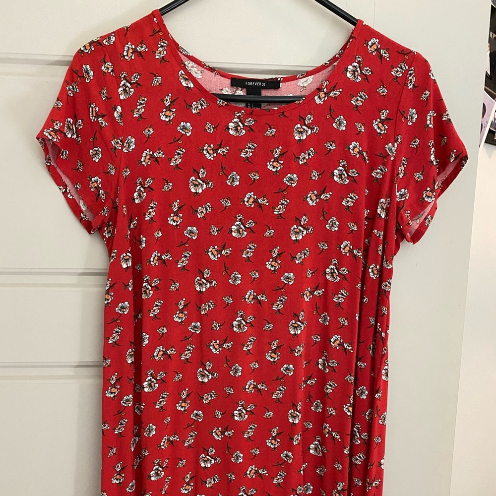 Floral swing dress